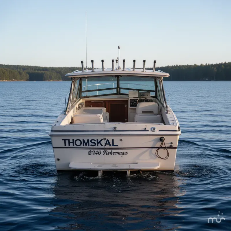 Slide: The Image of Thompson 240 Fisherman 1990 - 2