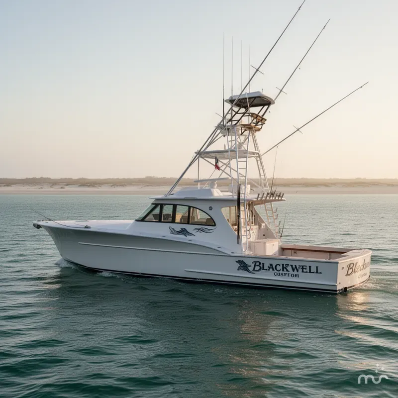 Slide: The Image of Blackwell Custom Walkaround Sportfish 2014 - 2
