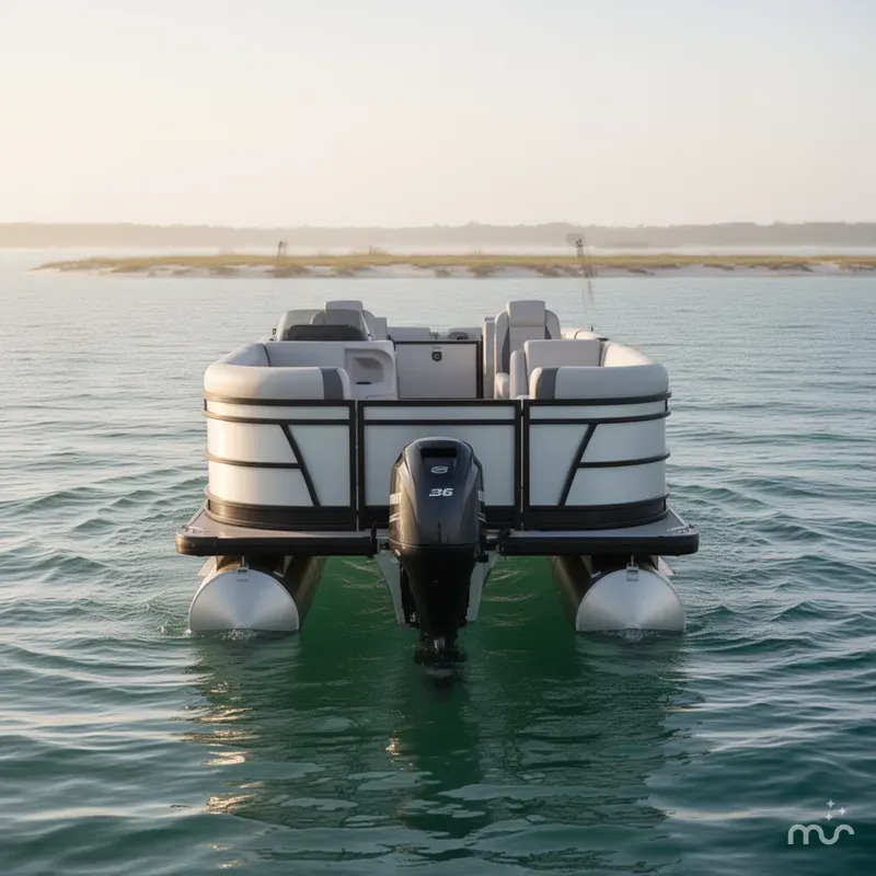 Slide: The Image of Godfrey Sweetwater 22' Split Bench Tritoon - 2286 SB 2025 - 2