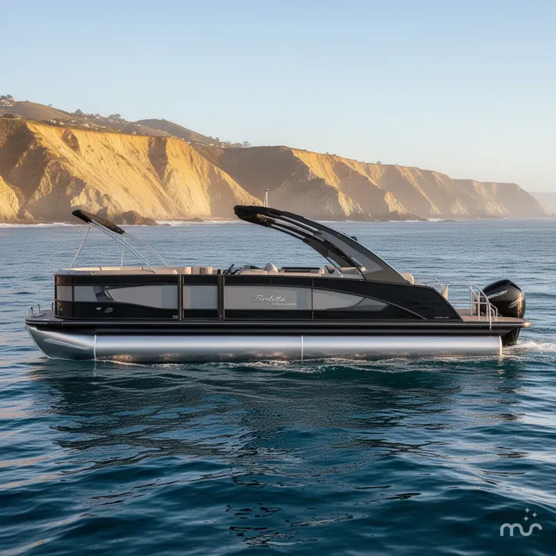 Slide: The Image of Barletta Lusso Ultra-Entertainer L25UEA w/ 400HP Mercury V10! 2025 - 0