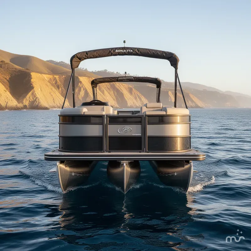 Slide: The Image of Barletta Lusso Ultra-Entertainer L25UEA w/ 400HP Mercury V10! 2025 - 1