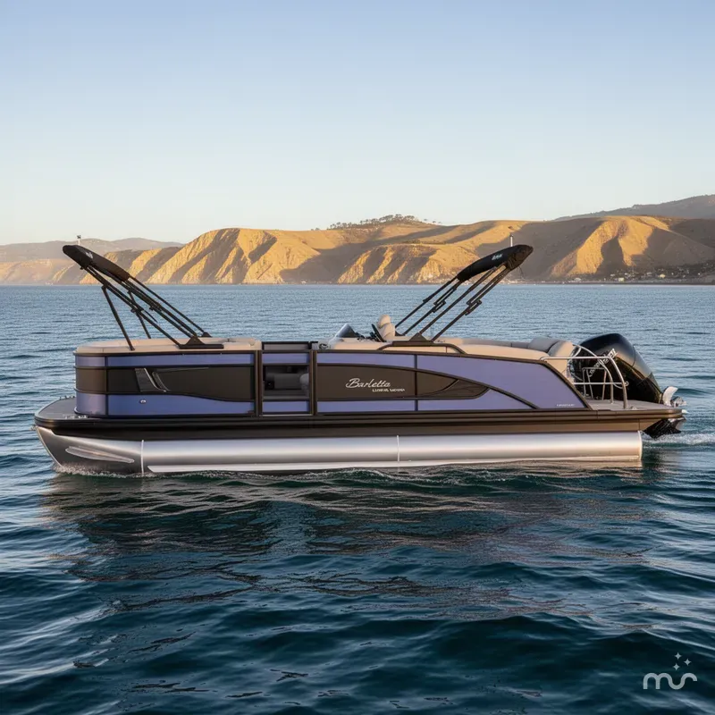 Slide: The Image of Barletta Lusso Ultra-Lounge L23U w/350HP V10 Mercury! 2025 - 0