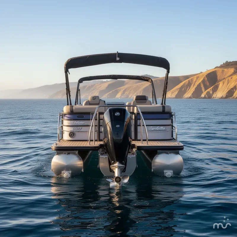 Slide: The Image of Barletta Lusso Ultra-Lounge L23U w/350HP V10 Mercury! 2025 - 1