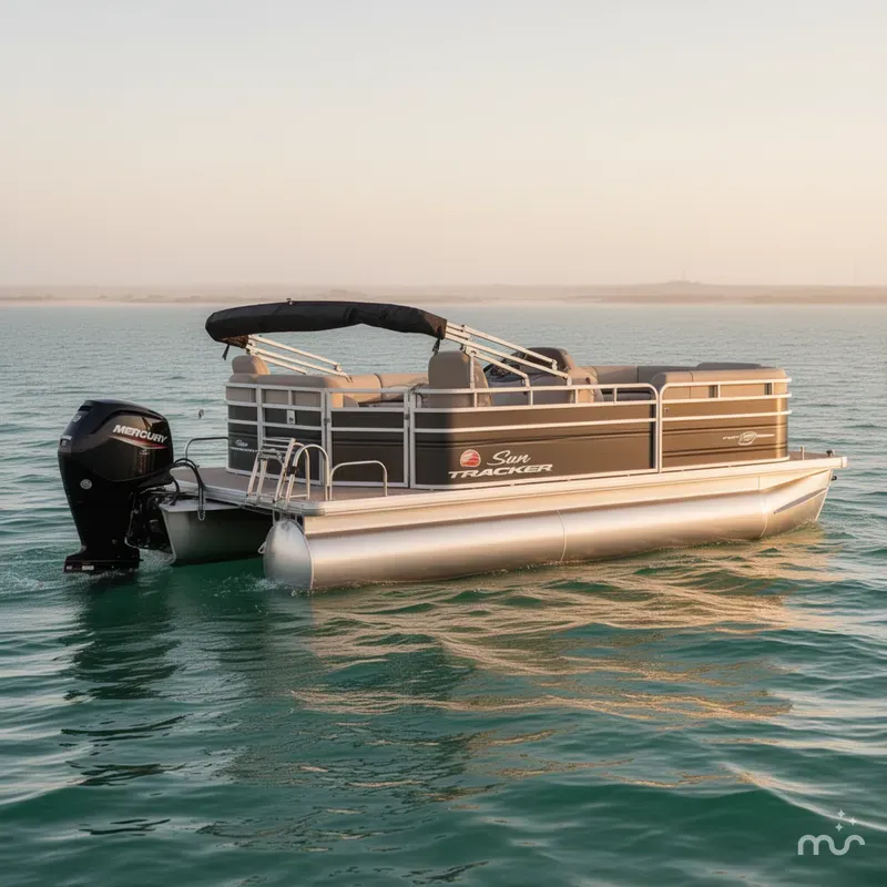 Slide: The Image of Sun Tracker Party Barge 20 DLX 2025 - 0