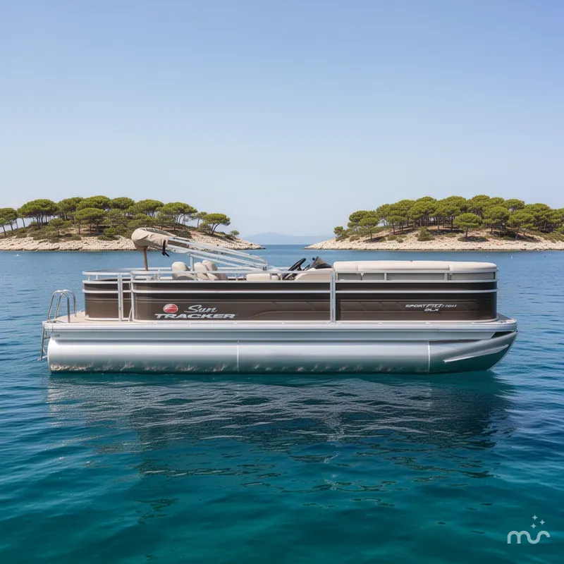 Slide: The Image of Sun Tracker SportFish 20 DLX 2025 - 2