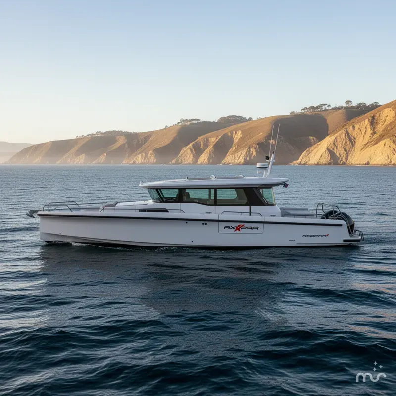 Slide: The Image of Axopar 45 XC Cross Cabin 2025 - 1