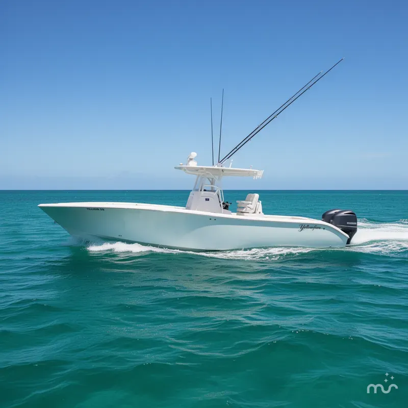 Slide: The Image of Yellowfin 32 Offshore 2014 - 2