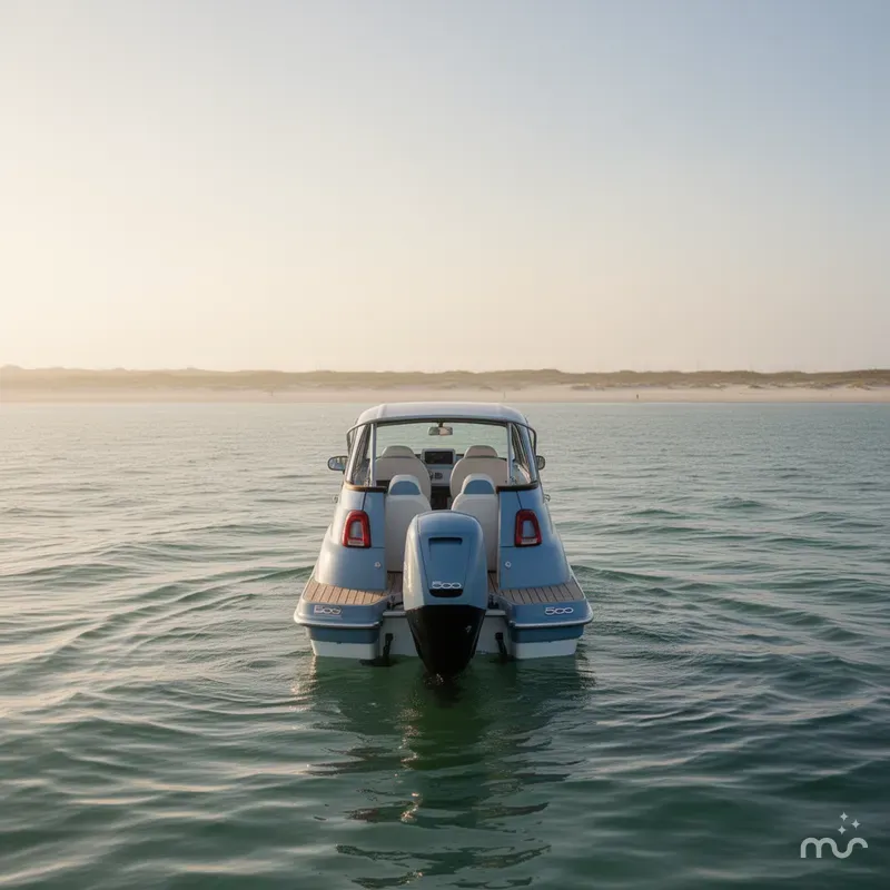 Slide: The Image of Car Off-Shore Fiat 500 Classic 2025 - 3