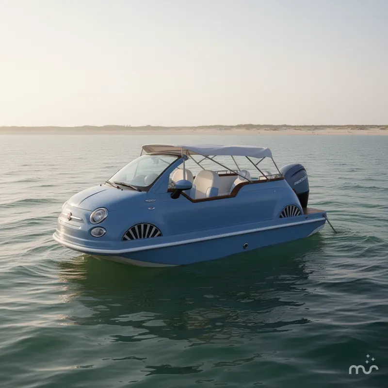 Slide: The Image of Car Off-Shore Fiat 500 Classic 2025 - 4