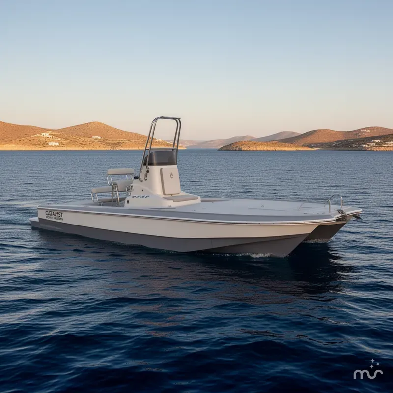 Slide: The Image of Catalyst Boat Works 260 Catamaran 2019 - 2