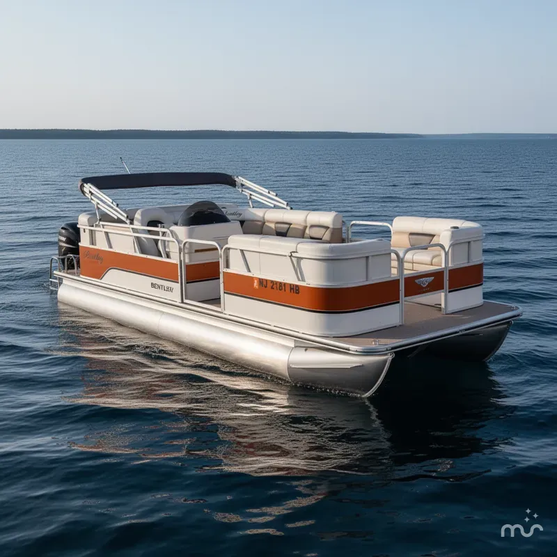 Slide: The Image of Bentley Pontoons 240 Fish 2008 - 1