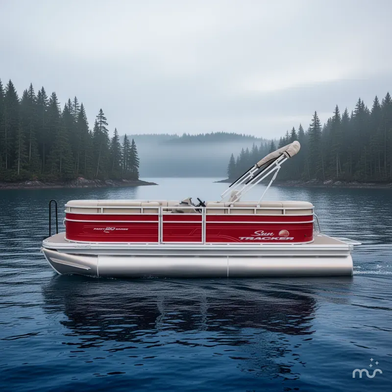 Slide: The Image of Sun Tracker Party Barge 20 DLX 2025 - 2