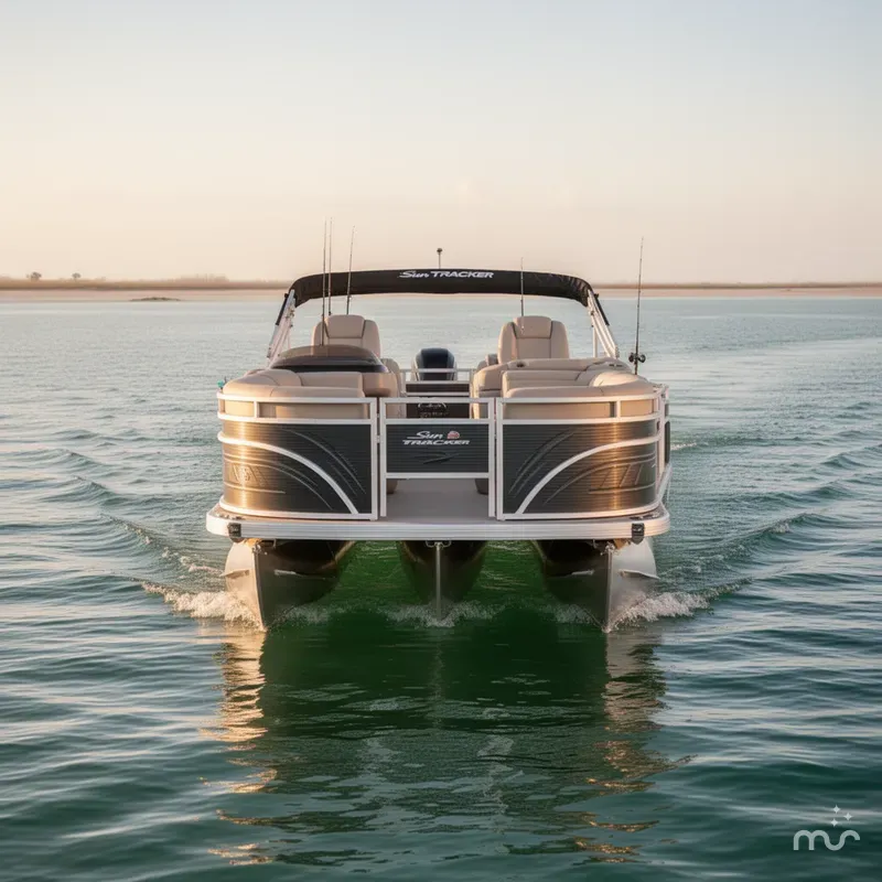 Slide: The Image of Sun Tracker Fishin' Barge 22 DLX 2024 - 2