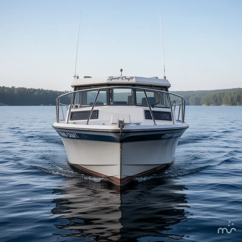 Slide: The Image of Sport-Craft 270 Fisherman 1988 - 0