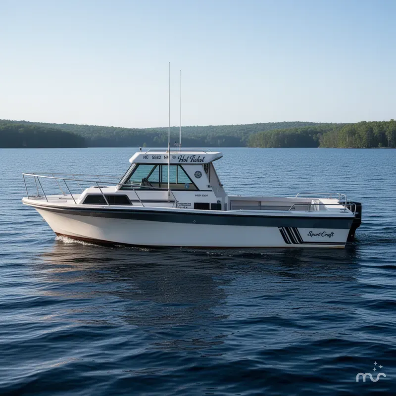 Slide: The Image of Sport-Craft 270 Fisherman 1988 - 1