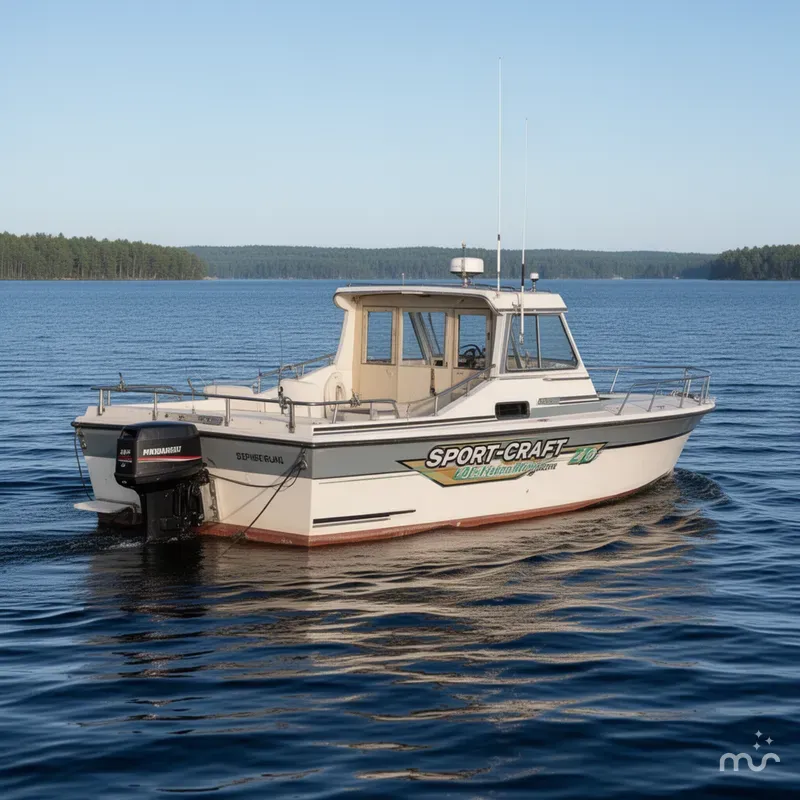 Slide: The Image of Sport-Craft 270 Fisherman 1988 - 2