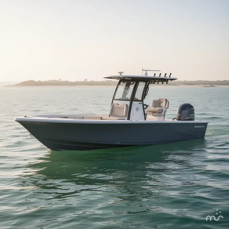 Slide: The Image of Sportsman Masters 267 Bay Boat 2023 - 1