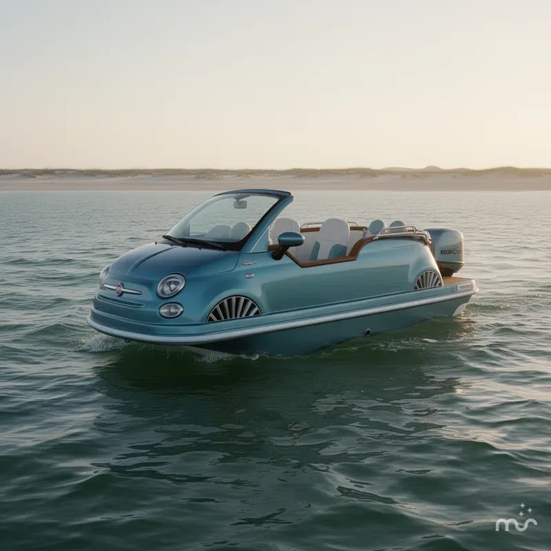 Slide: The Image of Car Off-Shore Fiat 500 Classic 2026 - 0