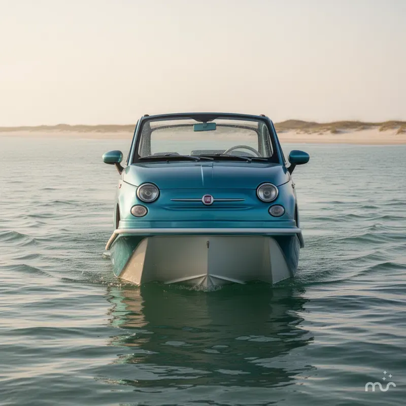 Slide: The Image of Car Off-Shore Fiat 500 Classic 2026 - 1