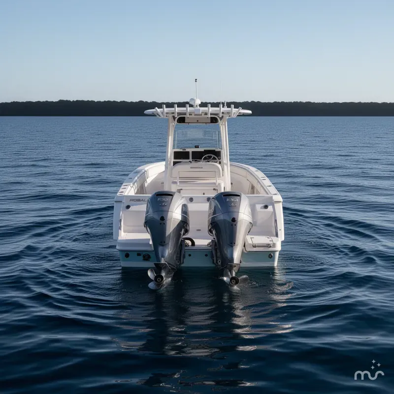 Slide: The Image of Robalo R300 Center Console 2025 - 2