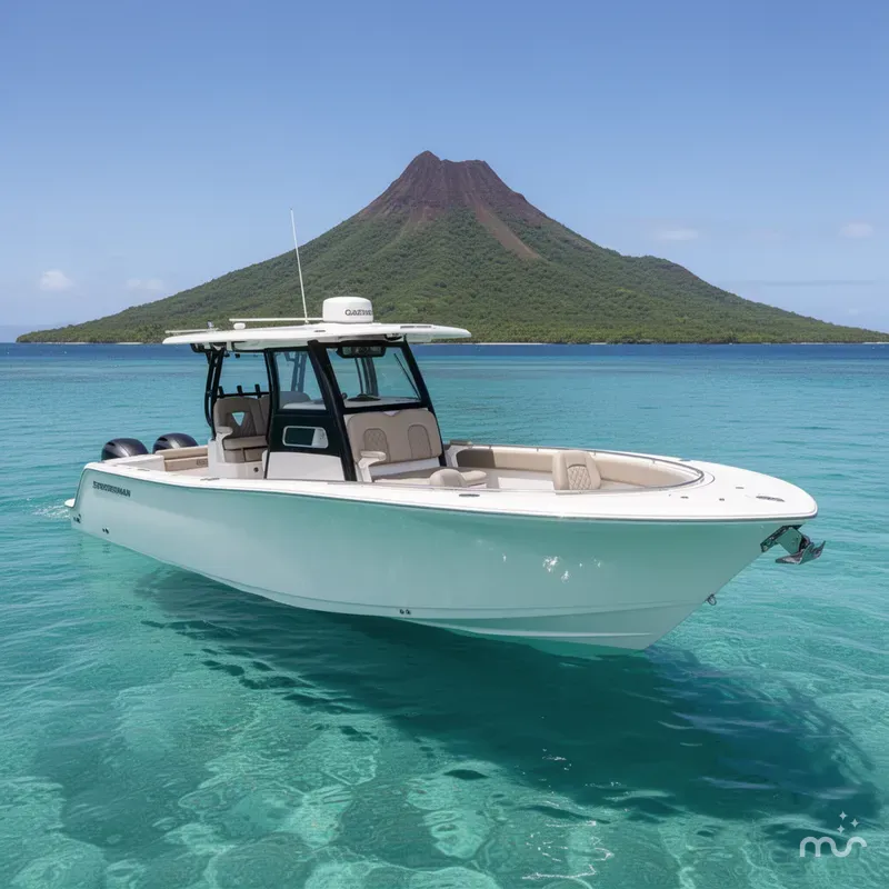 Slide: The Image of Sportsman Open 322 Center Console 2025 - 2