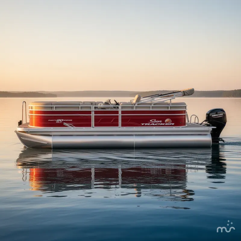 Slide: The Image of Sun Tracker Party Barge 20 DLX 2025 - 1