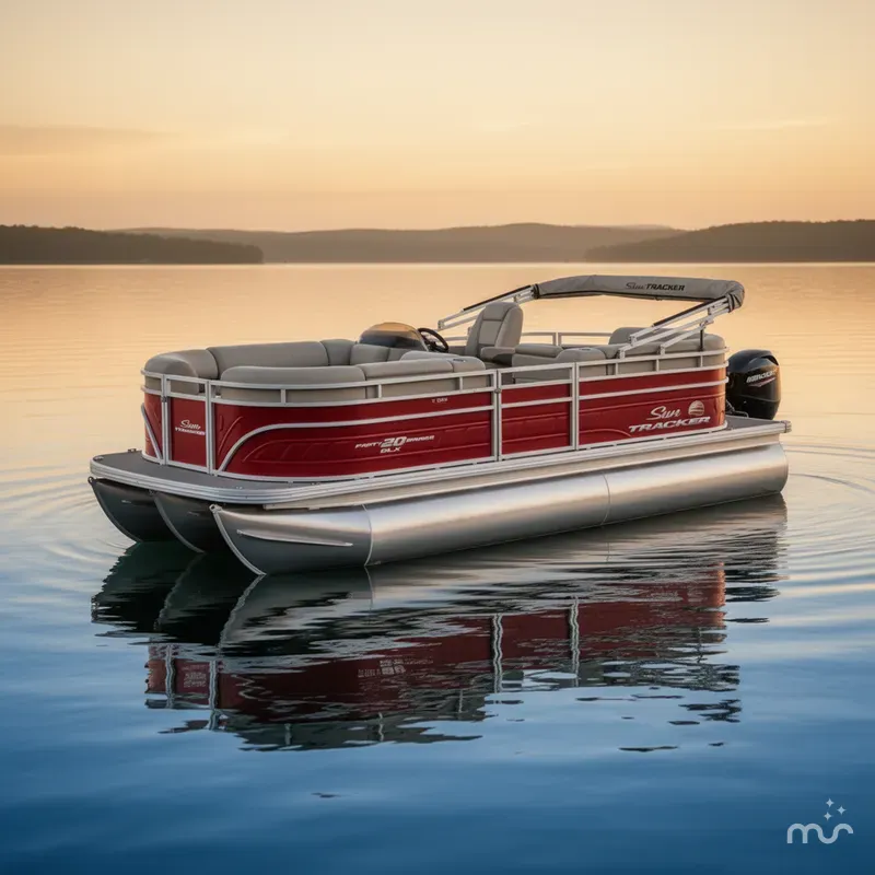 Slide: The Image of Sun Tracker Party Barge 20 DLX 2025 - 2