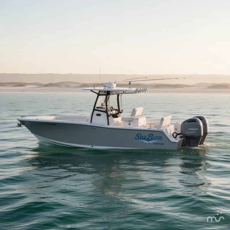 Slide: The Image of Sea Born LX24 Center Console 2024 - 0