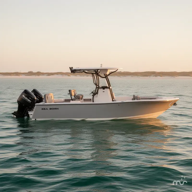 Slide: The Image of Sea Born LX24 Center Console 2024 - 2