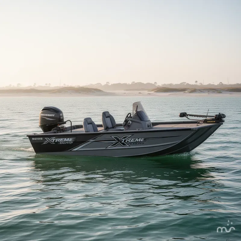 Slide: The Image of Xtreme Boats River Skiff 1542 SS 2023 - 1