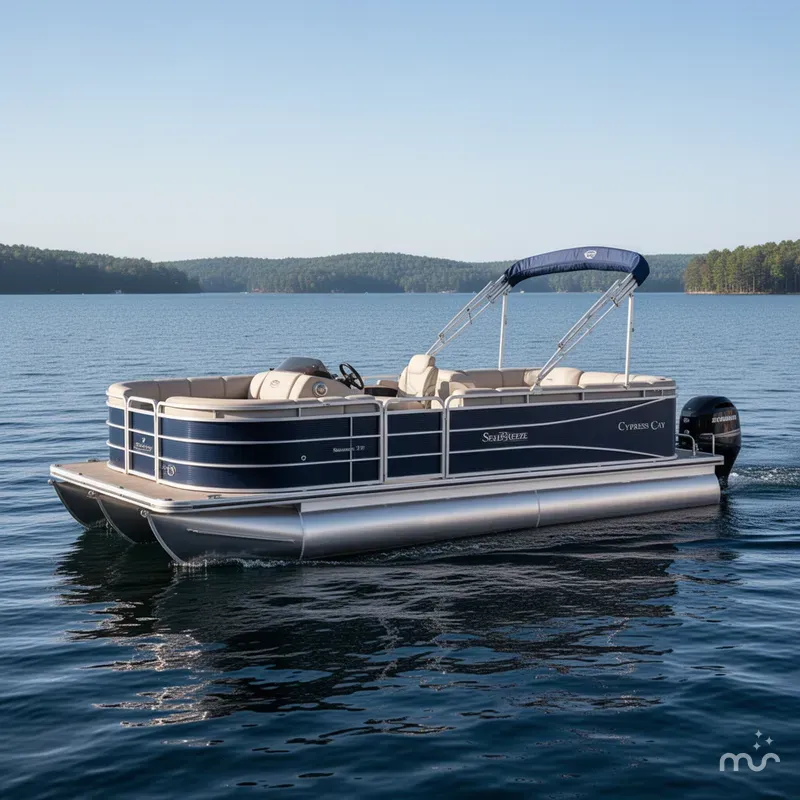 Slide: The Image of Cypress Cay Pontoons Seabreeze 210 Pontoon 2016 - 1