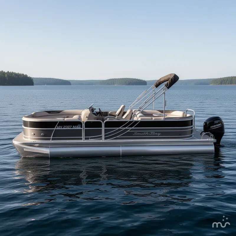 Slide: The Image of South Bay 525RS 2.0 Pontoon 2020 - 1
