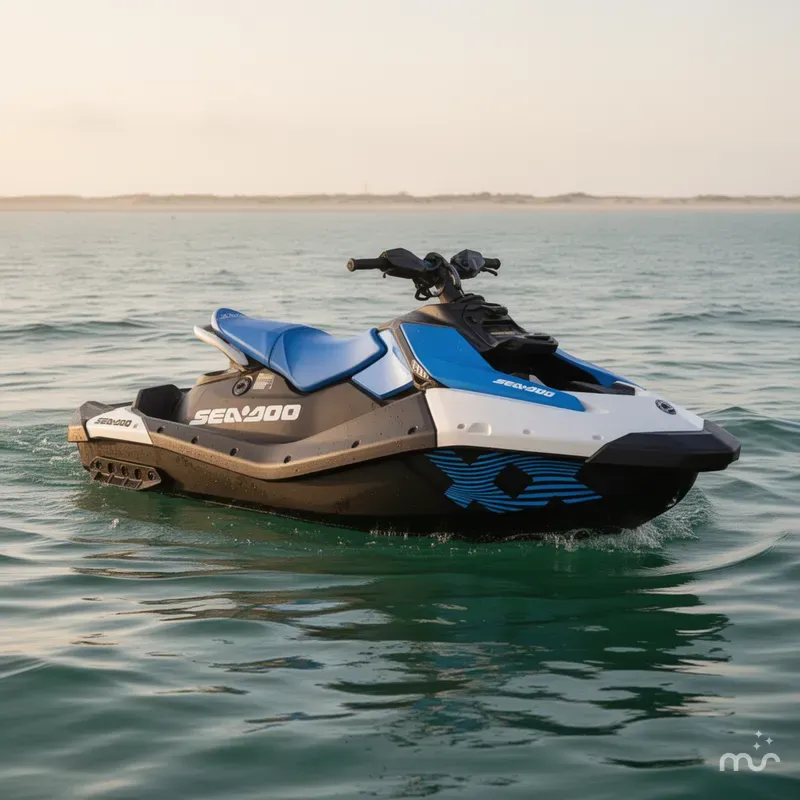 Slide: The Image of Sea-Doo PWC SPARK TRIXX 90 AUD WH 3UP IBR 25 2025 - 0