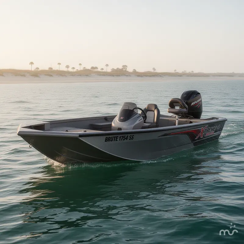 Slide: The Image of Xtreme Boats Brute 1754 SS 2025 - 1