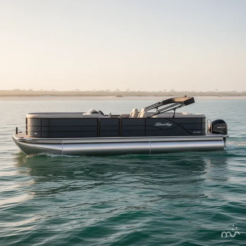 Slide: The Image of Bentley Pontoons Legacy 240 Navigator 2025 - 1