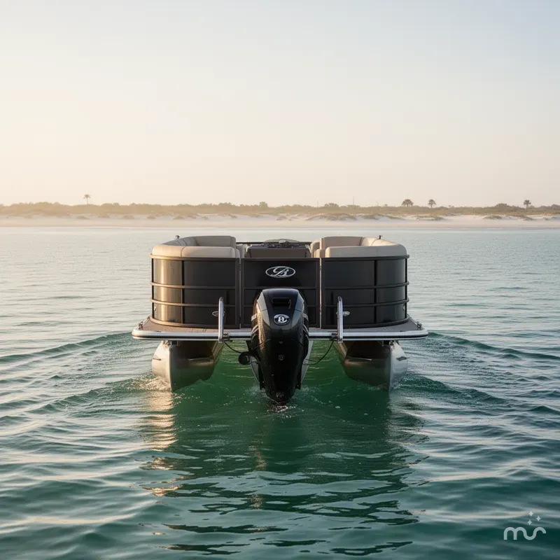 Slide: The Image of Bentley Pontoons Legacy 240 Navigator 2025 - 2