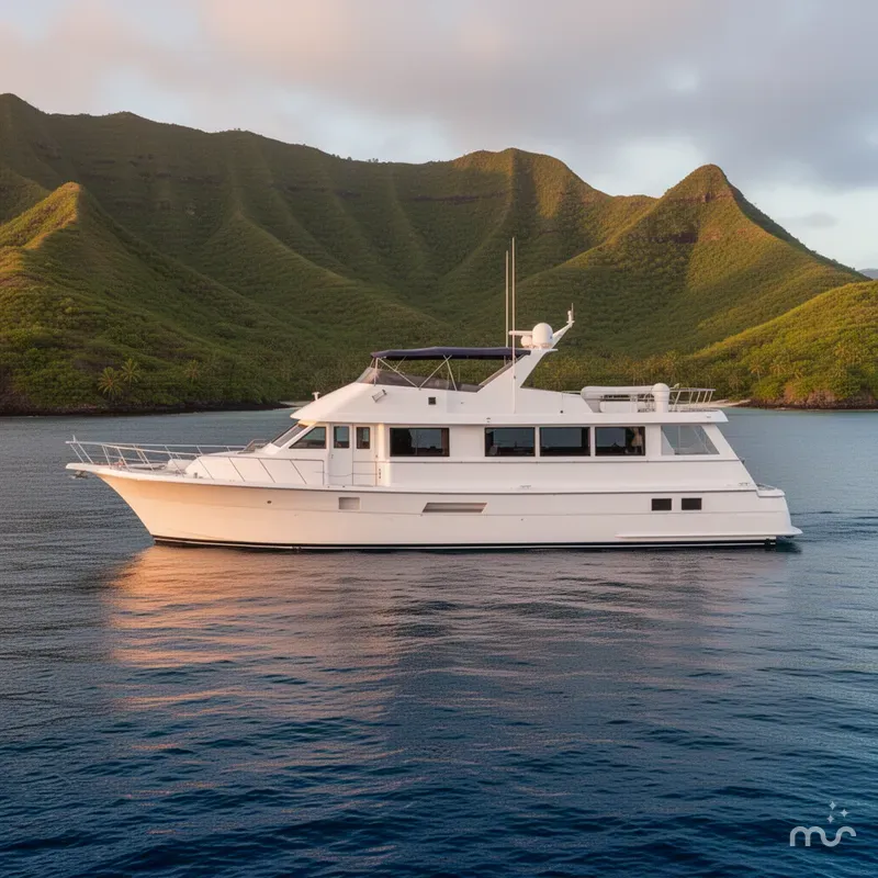 Slide: The Image of Hatteras 74 Sport Deck Motor Yacht 1998 - 2