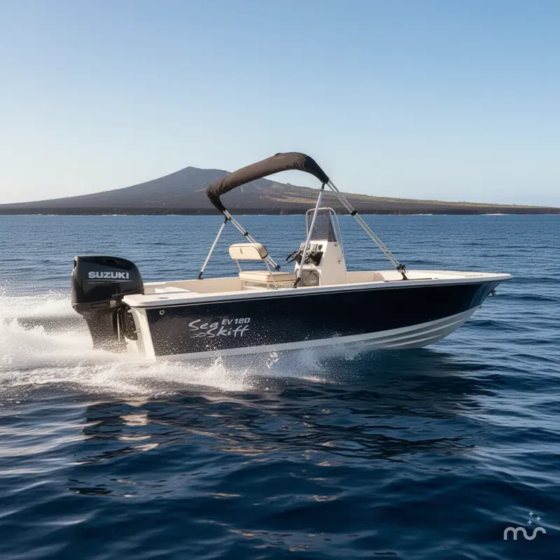 Slide: The Image of Carolina EV180 Sea Skiff W/ 115 HP Suzuki Outboard 2024 - 1