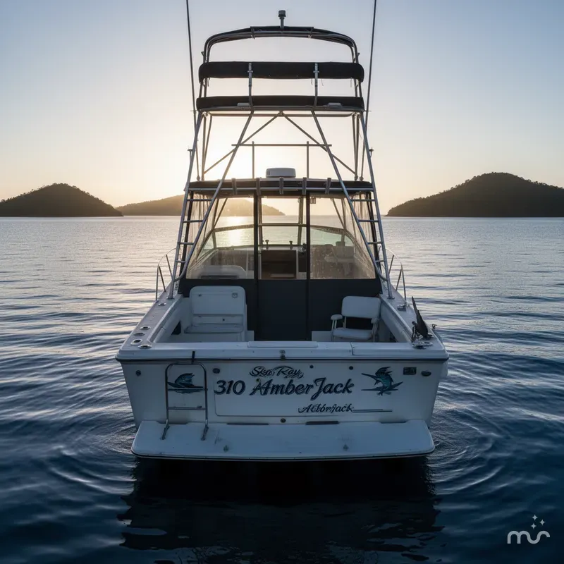 Slide: The Image of Sea Ray 310 Amberjack 1992 - 2