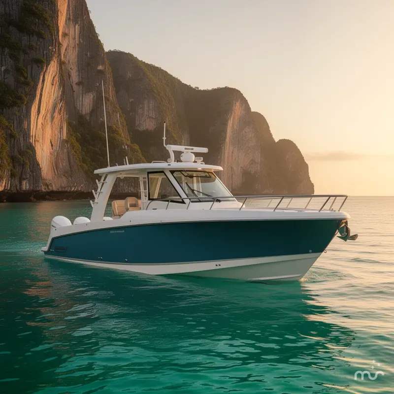 Slide: The Image of Boston Whaler 420 Outrage 2023 - 2