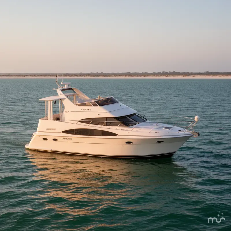 Slide: The Image of Carver 396 Motor Yacht 2002 - 2