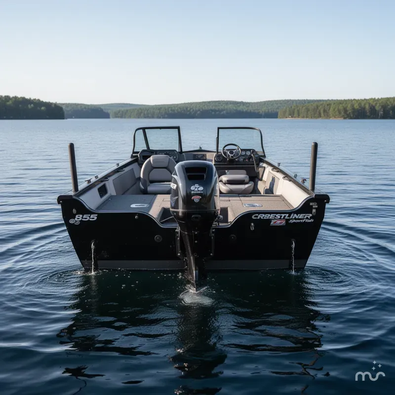 Slide: The Image of Crestliner 1850 Sportfish 2025 - 2