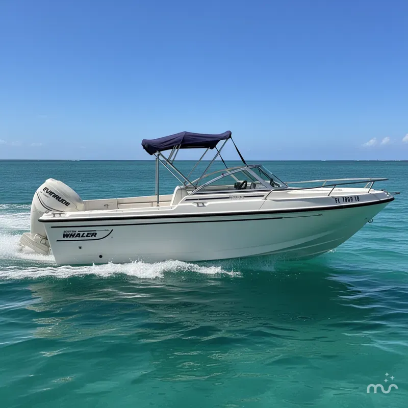 Slide: The Image of Boston Whaler 20 Ventura Bowrider 1999 - 0