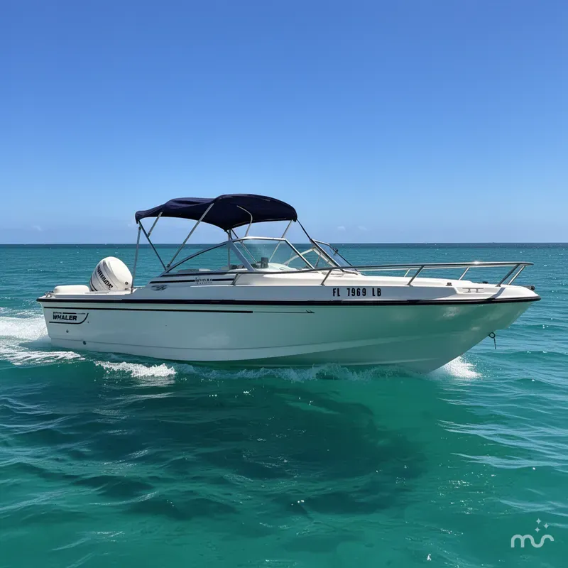 Slide: The Image of Boston Whaler 20 Ventura Bowrider 1999 - 4