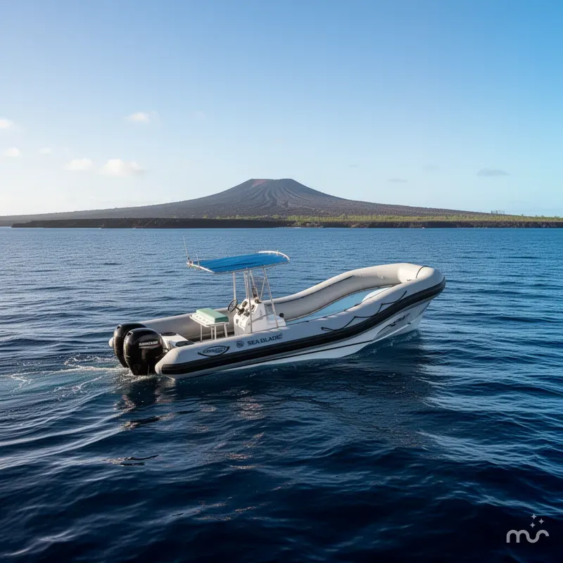 Slide: The Image of Sea Blade Navatek Sled (RIB) 2007 - 2