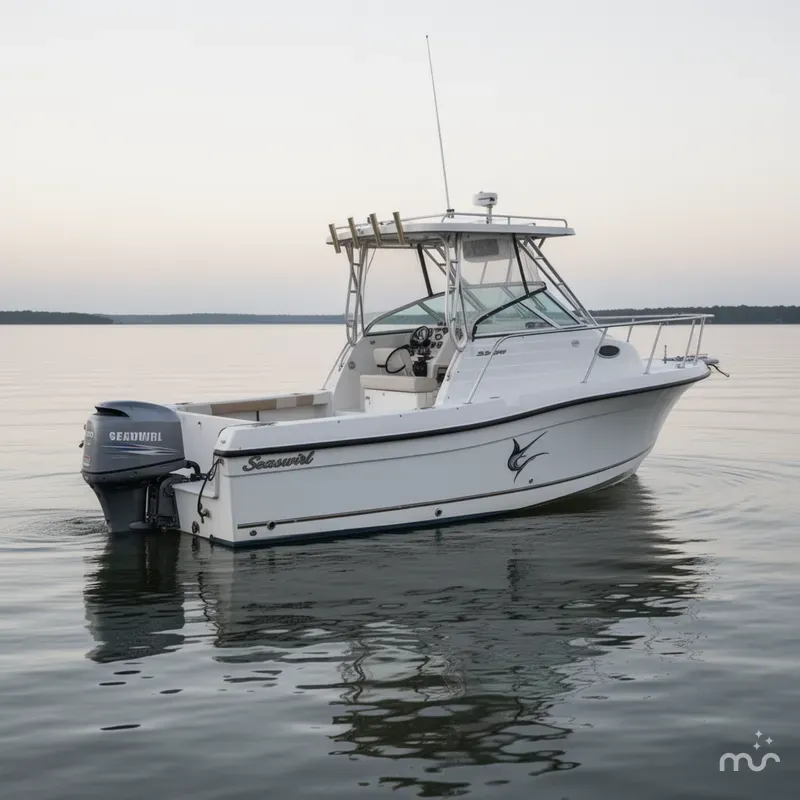 Slide: The Image of Seaswirl Striper 2301 Walkaround OB 2003 - 1