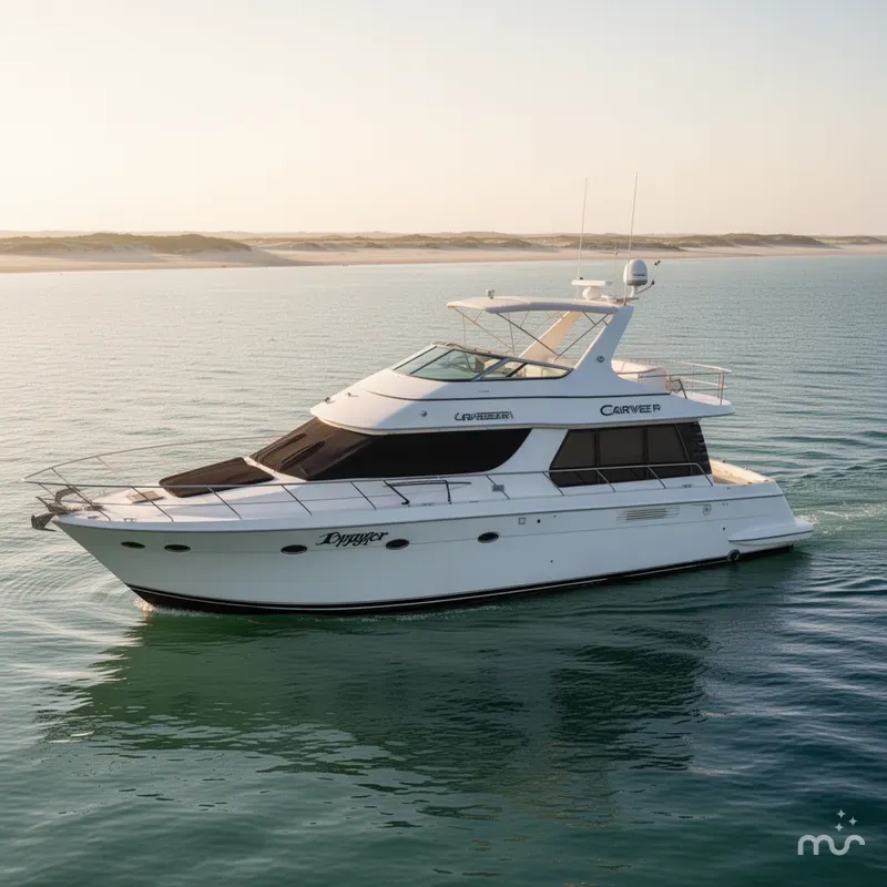 Slide: The Image of Carver Yachts 530 Voyager Pilothouse 1999 - 3