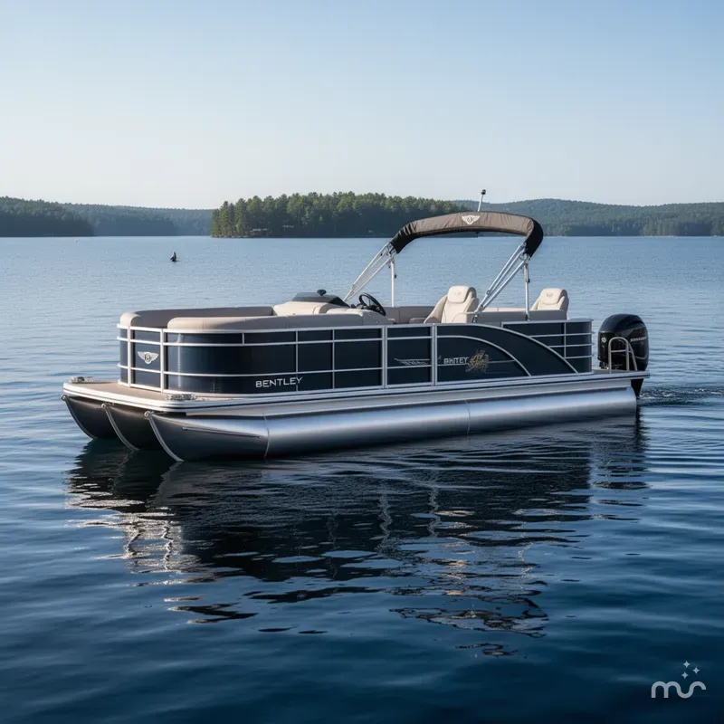 Slide: The Image of Bentley Pontoons Elite 223 Admiral 2025 - 2