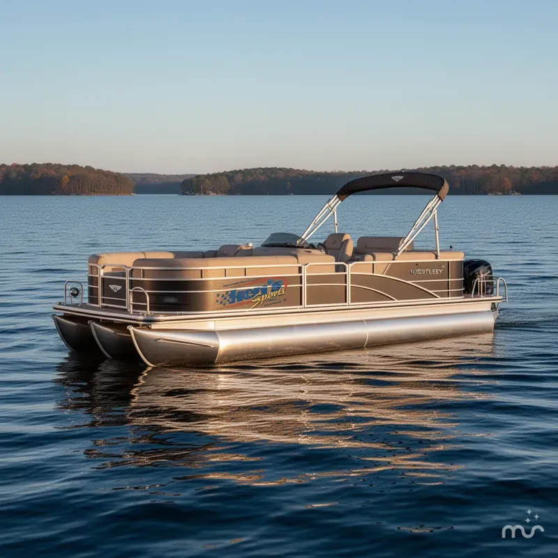 Slide: The Image of Bentley Pontoons Legacy 200 Navigator 2025 - 0