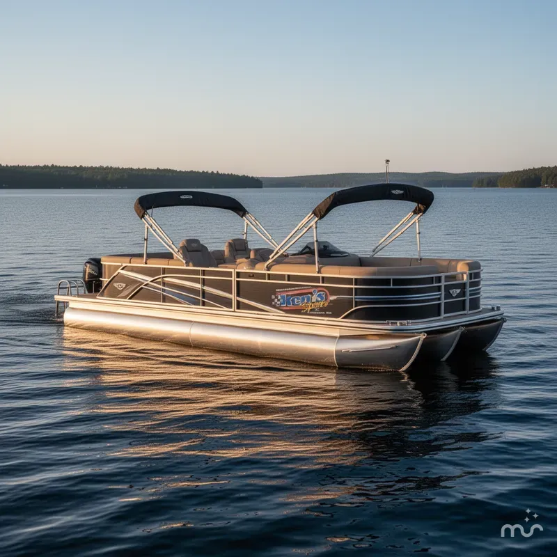 Slide: The Image of Bentley Pontoons Legacy 200 Navigator 2025 - 1